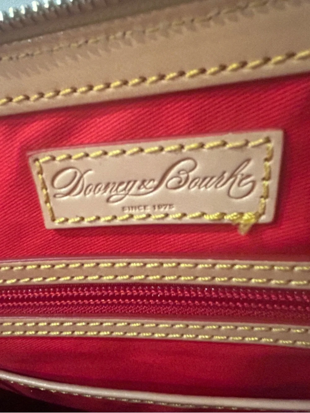 NWT Baylor University white logo Dooney & Bourke dome satchel & free id holder